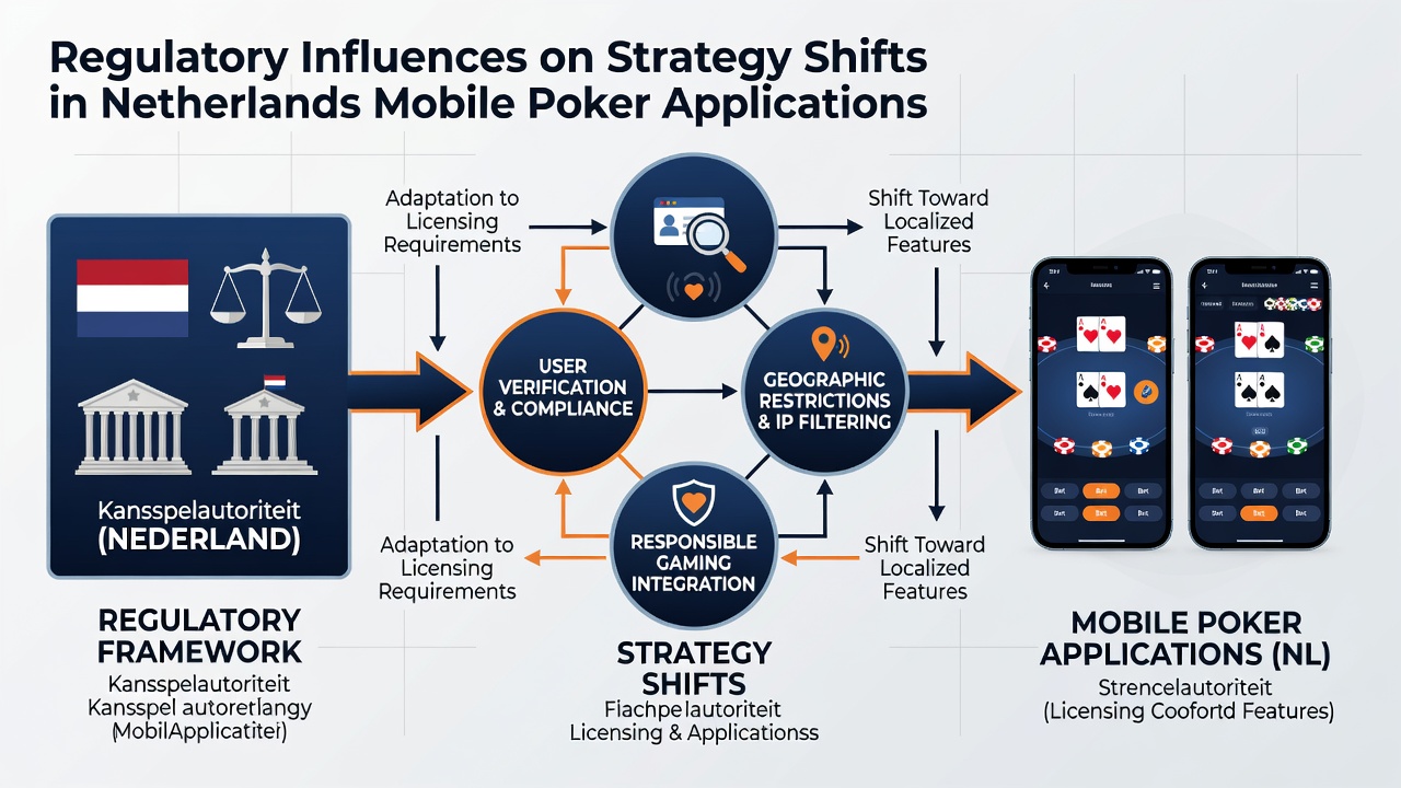 Grafiek met data over strategieaanpassingen in Nederlandse pokerapps na nieuwe KSA-richtlijnen